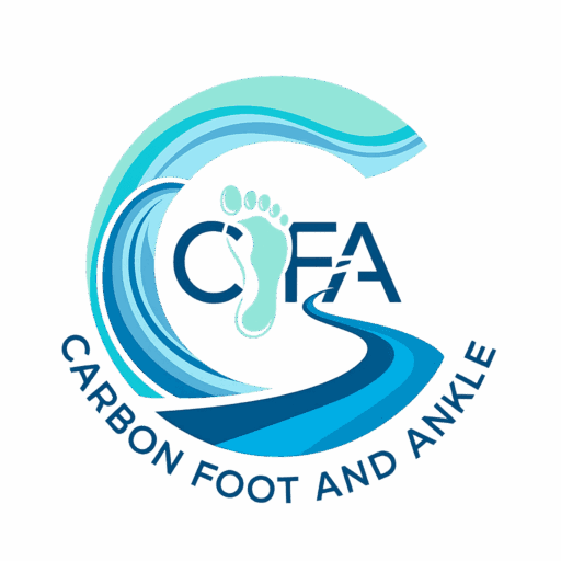Carbon Foot and Ankle Logo - Clear Background Perfect